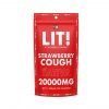 LIT THC Gummies 20,000MG – Strawberry Cough | 1PK-40CT