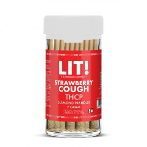 LIT THC-P Liquid Diamonds Pre Rolls – Strawberry Cough | 10ct