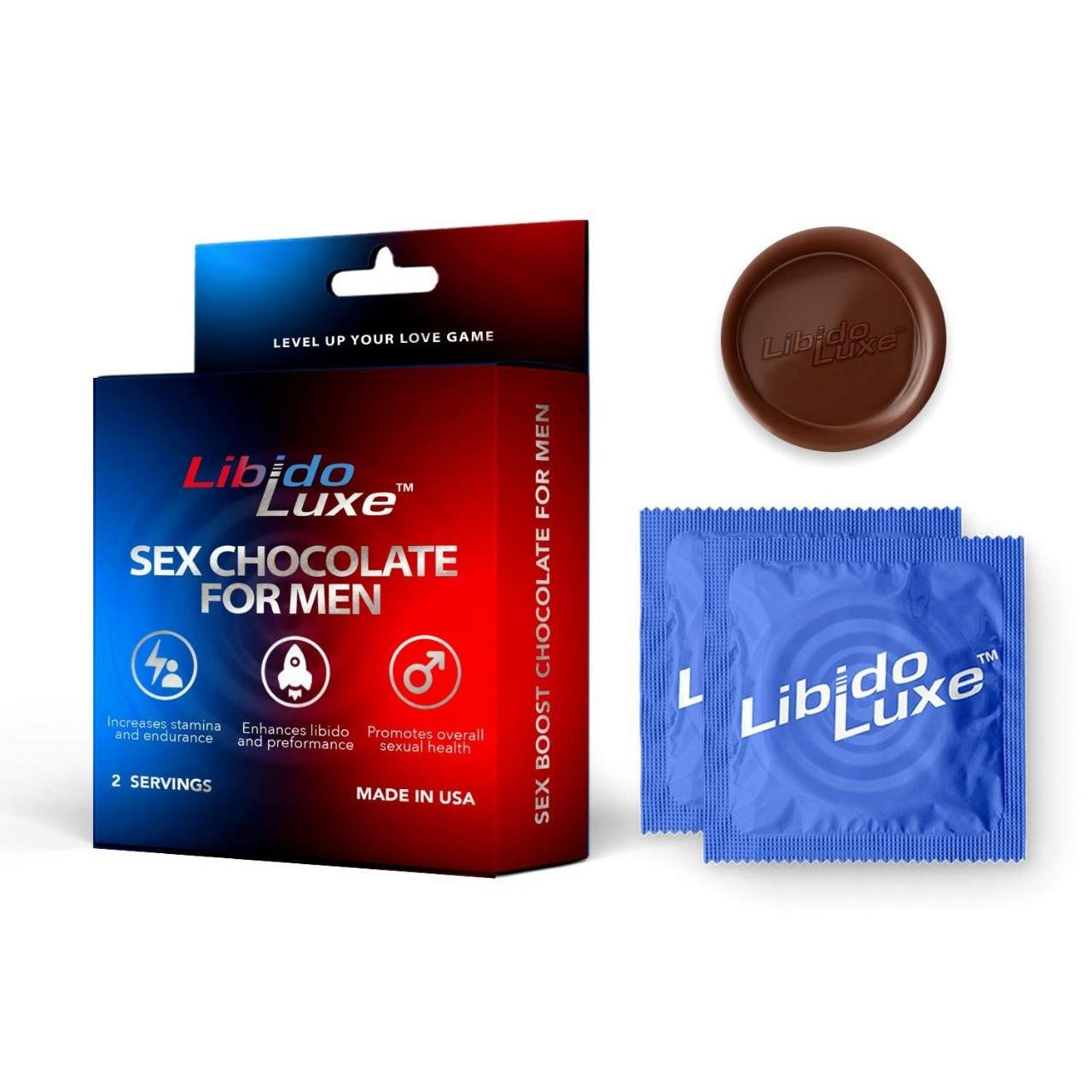 Libido Luxe Sex Chocolate For Men – 2CT