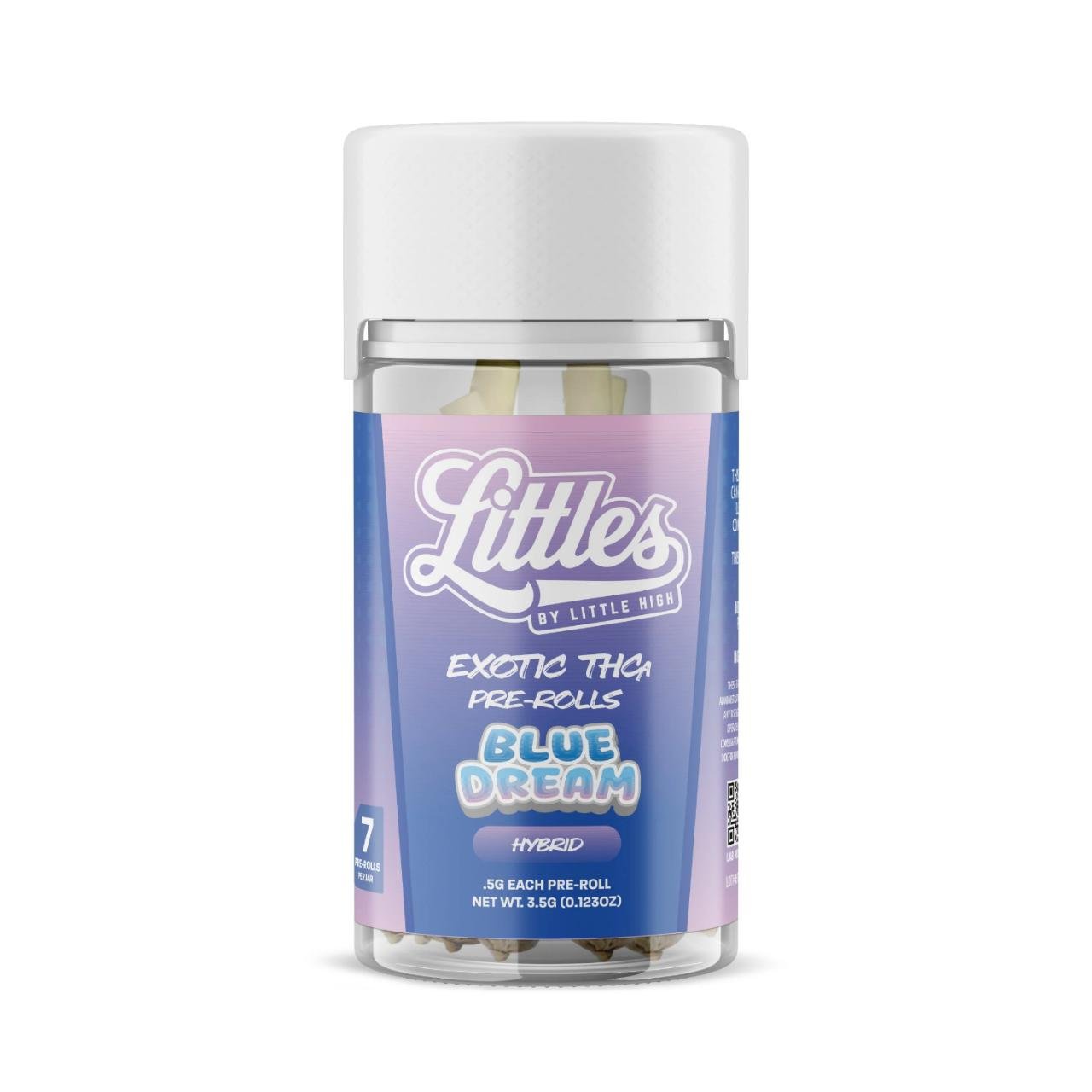 Littles Exotic THCA Prerolls 7CT Pack – Blue Dream Hybrid