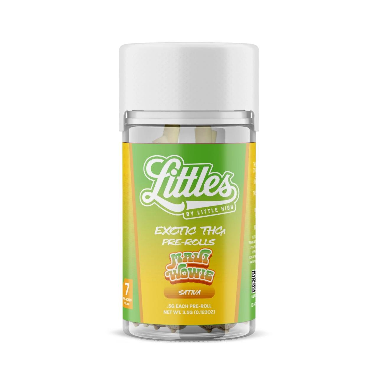 Littles Exotic THCA Prerolls 7CT Pack – Maui Wowie Sativa