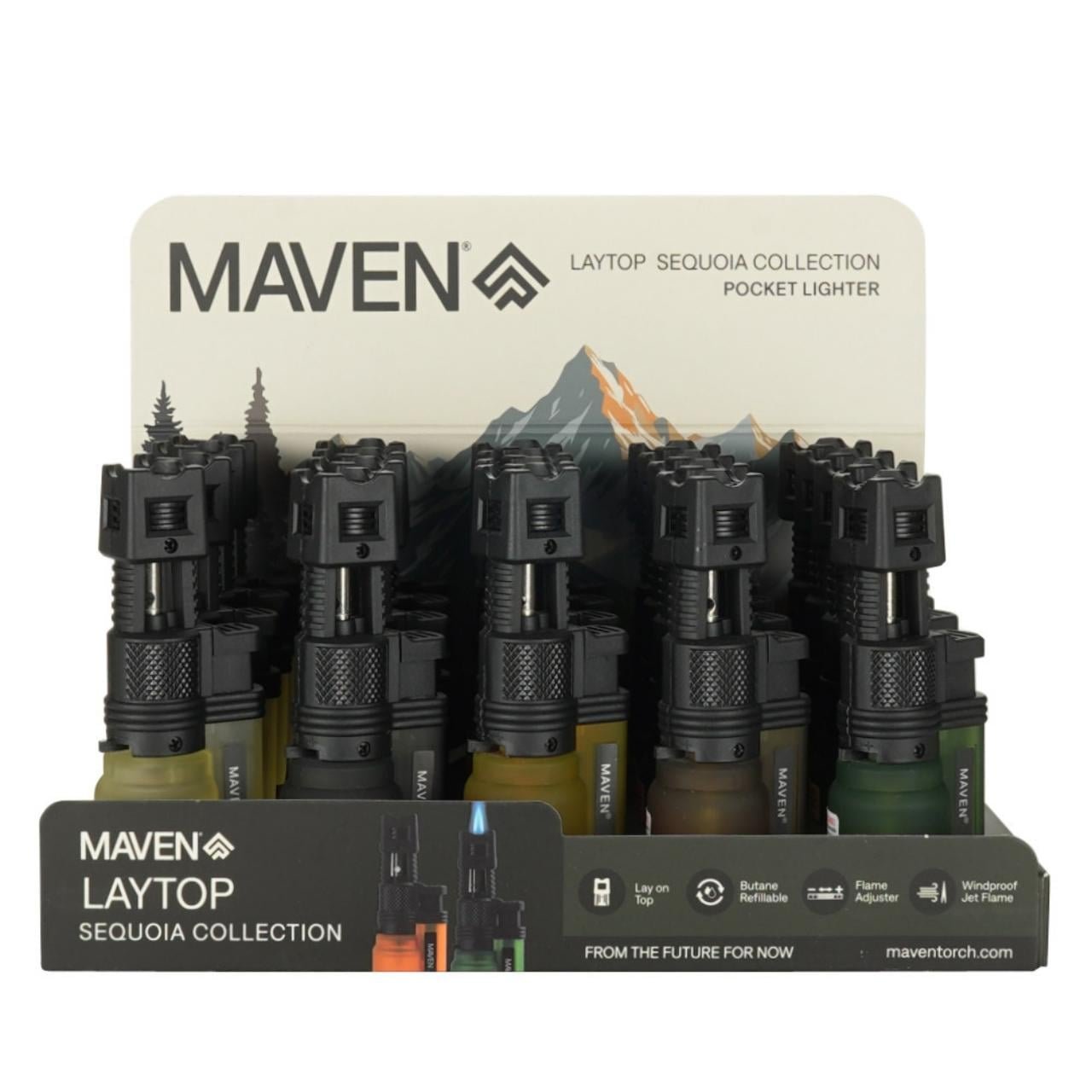 Maven Torch 20CT Counter Display Box – Laytop Sequoia Collection