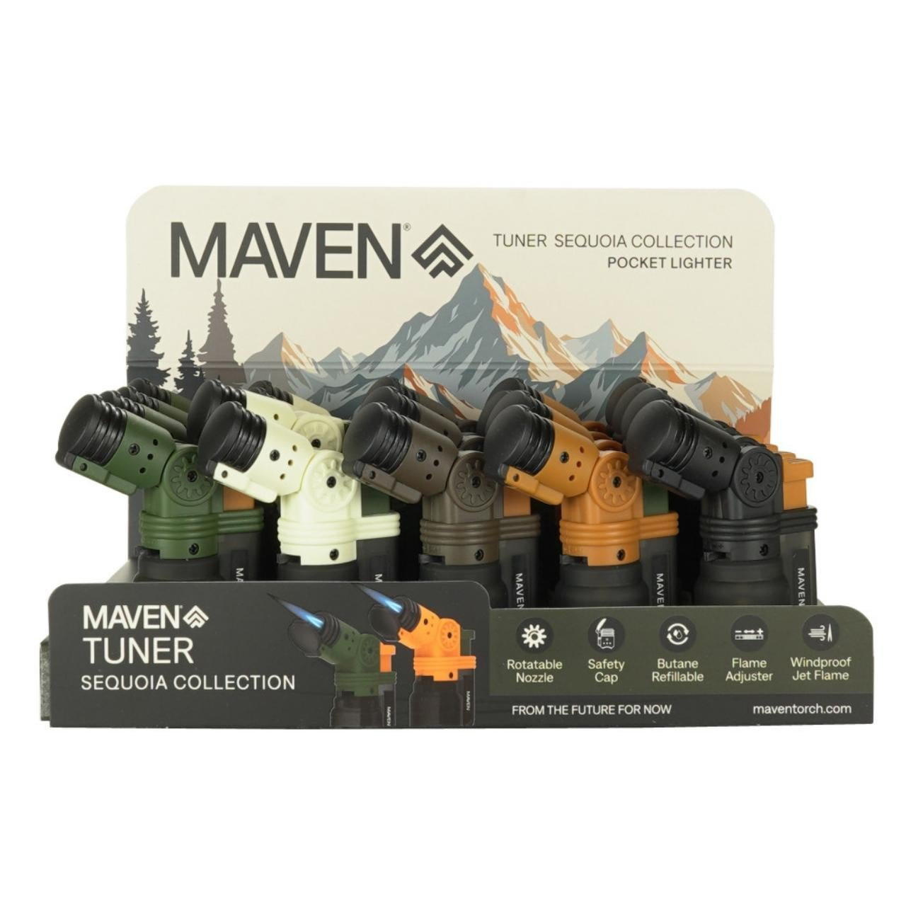 Maven Torch 20CT Counter Display Box – Tuner Sequoia Collection