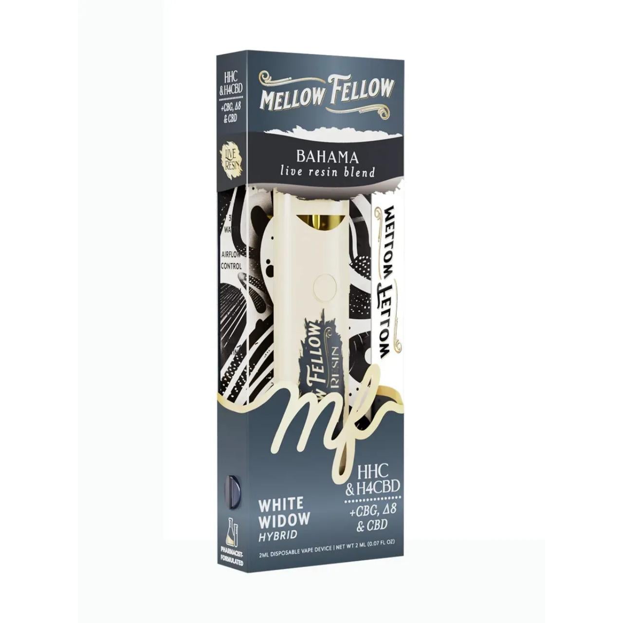 Mellow Fellow Bahama Live Resin Blend Disposable 2ML – White Widow/Hybrid