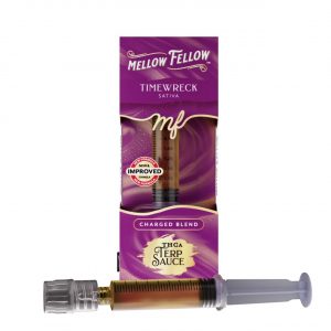 Mellow Fellow THCA Terp Sauce Blend Syringes 2ML – Charged - Timewreck (Sativa)