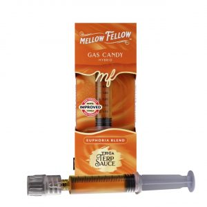 Mellow Fellow THCA Terp Sauce Blend Syringes 2ML – Euphoria - Gas Candy (Hybrid)