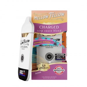 Mellow Fellow Terp Sauce Blend Disposable 5ML – Charged - Los Angeles Sunset Octane (Sativa)