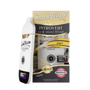 Mellow Fellow Terp Sauce Blend Disposable 5ML – Introvert - Berlin Jager (Indica)