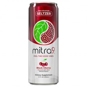 Mitra 9 Kratom Seltzer 12 OZ – Black Cherry