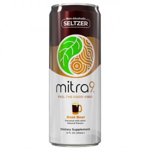 Mitra 9 Kratom Seltzer 12 OZ – Root Beer