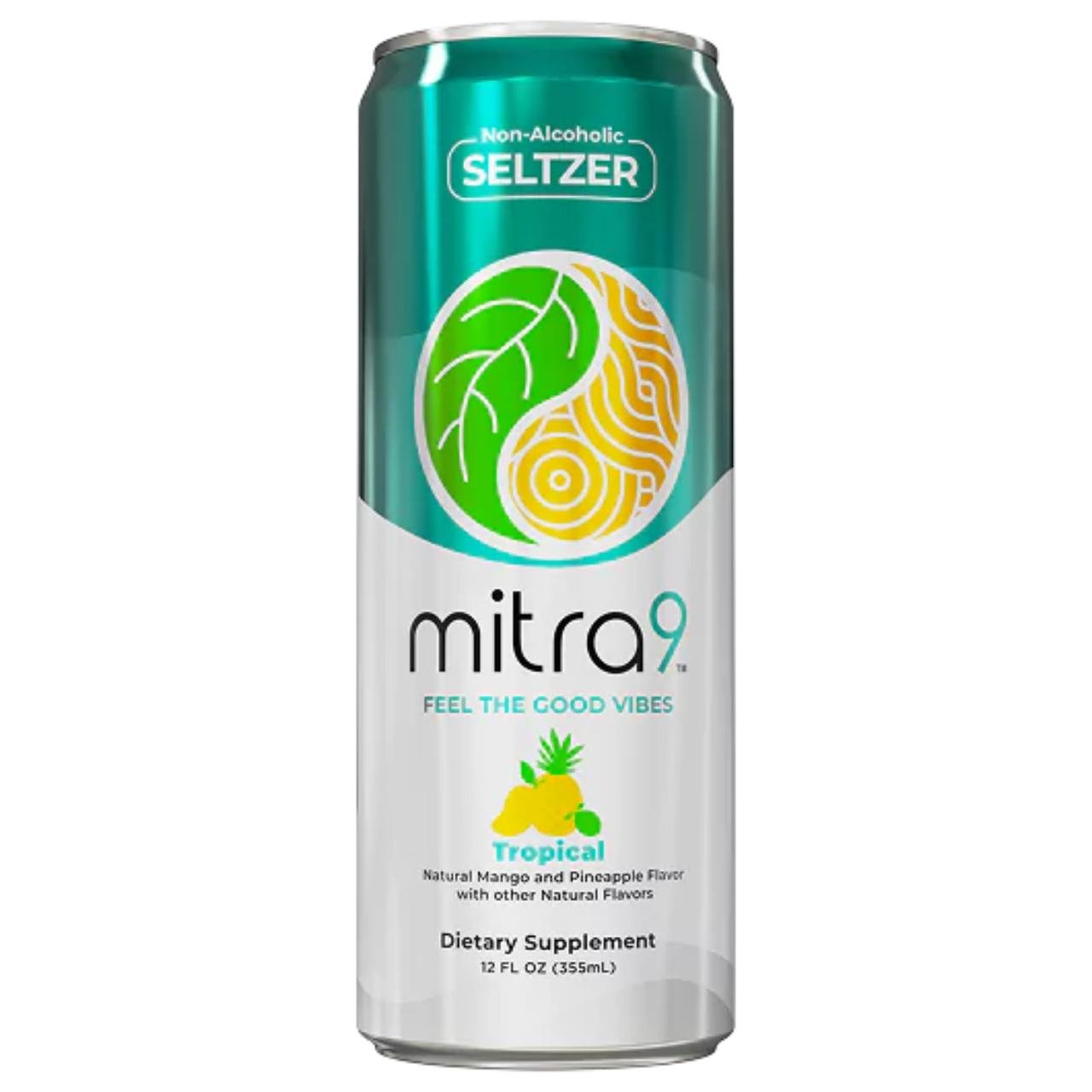 Mitra 9 Kratom Seltzer 12 OZ – Tropical