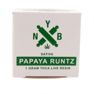 NYB Pure THCA Live Resin Dabs 1G – Papaya Runtz Sativa