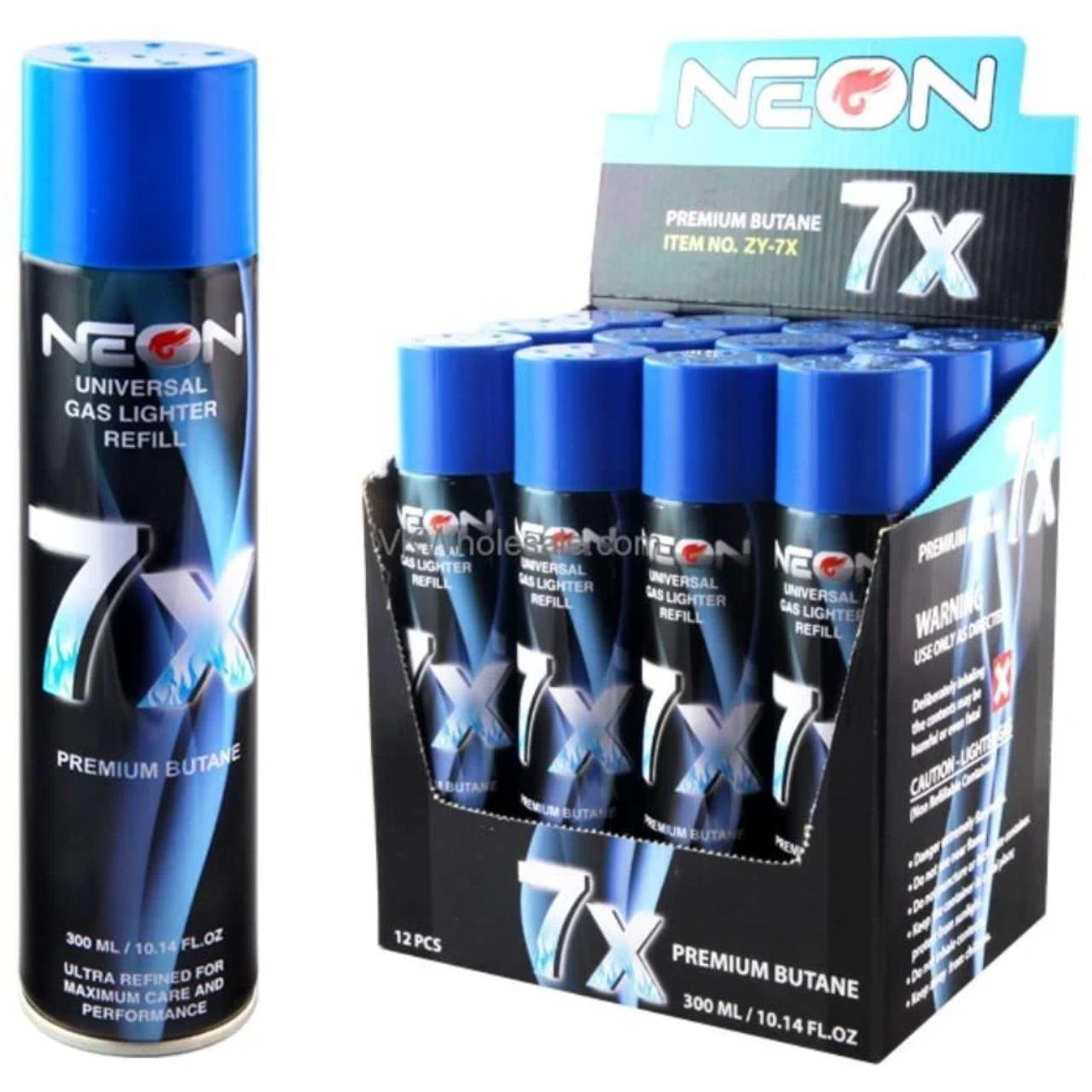 Neon Butane 7X Premium Refined – 12CT Case