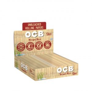 OCB Rolling Papers 1PK - King Size Slim - Brown Rice