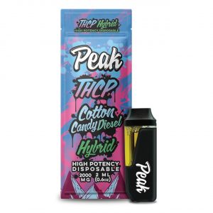 Peak THCP High Potency Disposable Vape 2ML – Cotton Candy Diesel Hybrid