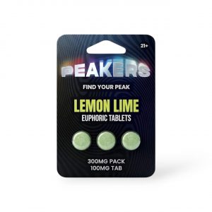 Peakers Euphoric Blend Tablets 300MG-3CT – Lemon Lime