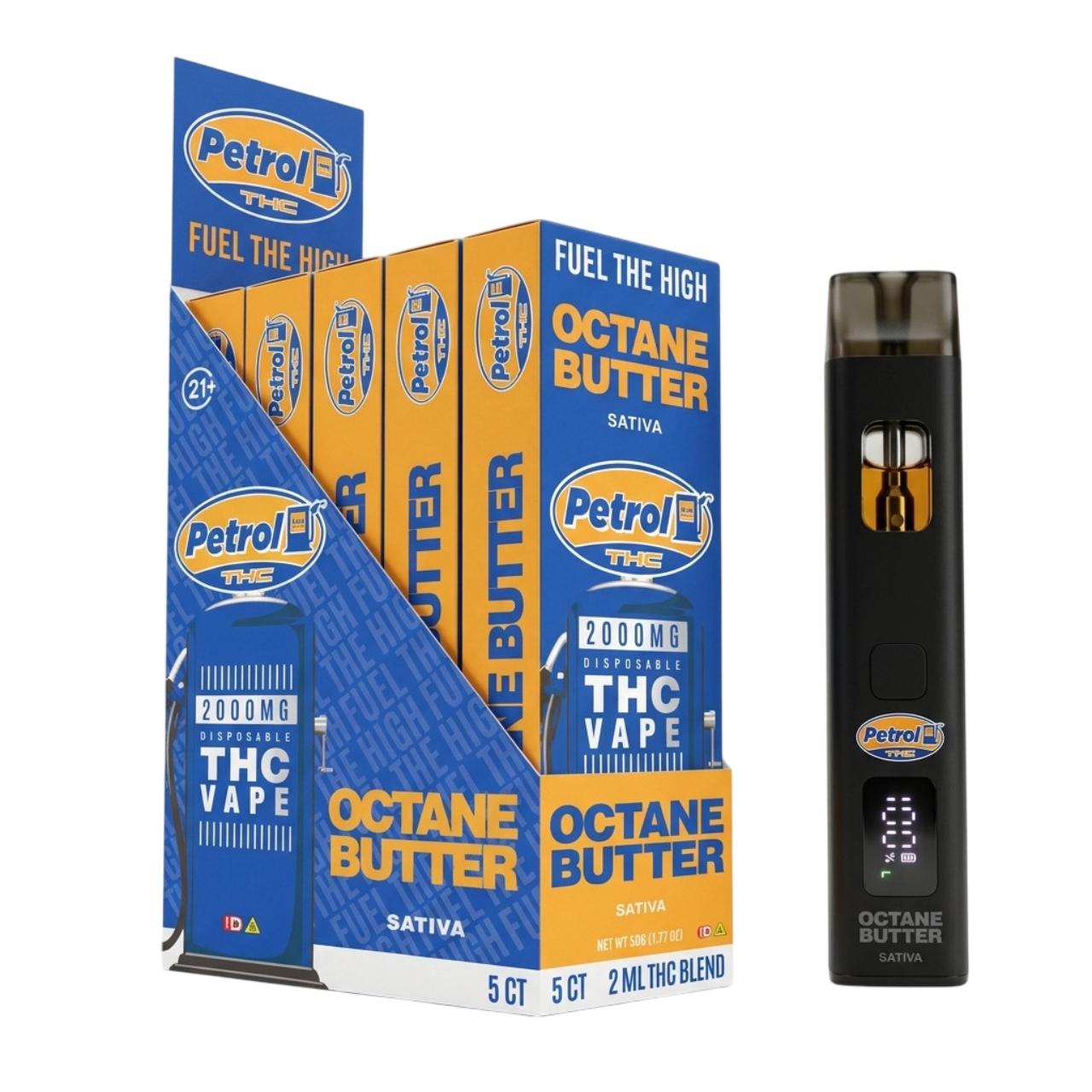 Petrol THC Vape Disposable 2G – Octane Butter (Sativa)