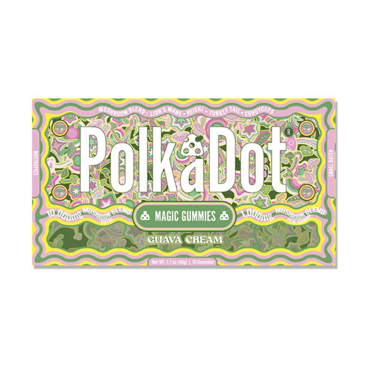 Polk A Dot Mushroom Magic Gummies 1PK-10CT – Guava Cream