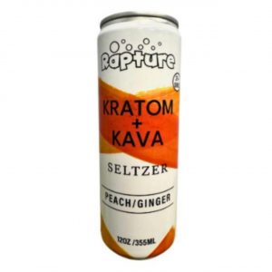 Rapture Kava Seltzer 12 OZ (100 MIT) – Peach Ginger