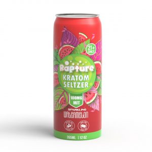 Rapture Kratom Seltzer 12 OZ (100 MIT) – Watermelon