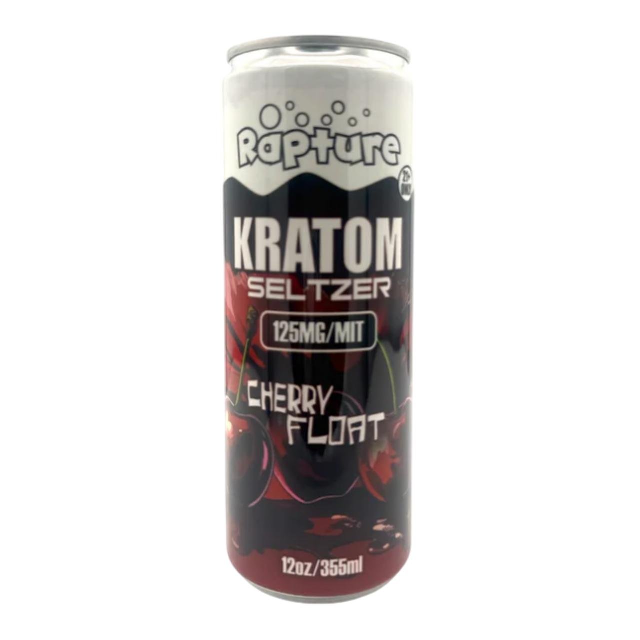 Rapture Kratom Seltzer 12 OZ (125 MIT) – Cherry Float