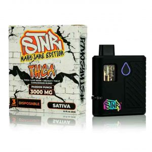 STNR Mary Jane Blend Delta-9/THC-A/THC-P Live Resin Disposable 3G – Passion Punch