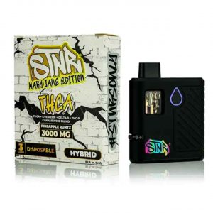 STNR Mary Jane Blend Delta-9/THC-A/THC-P Live Resin Disposable 3G – Pineapple Runtz