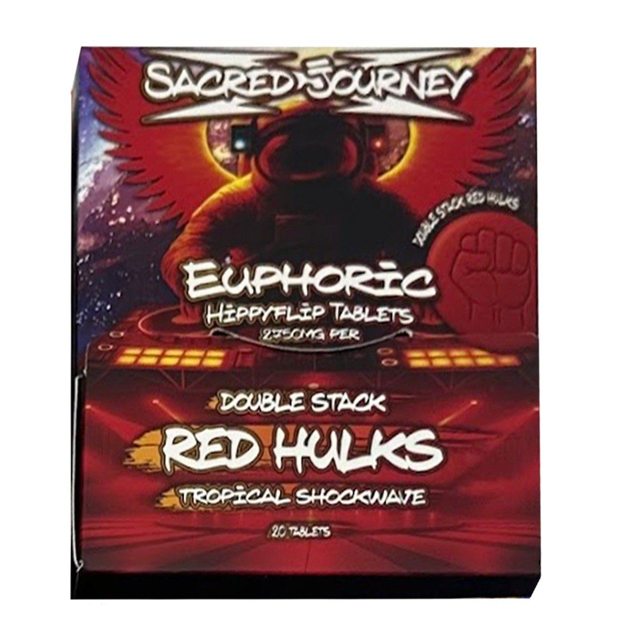 Sacred Journey Euphoric HippyFlip Mushroom Tablets 2750MG 20CT – Tropical Shockwave