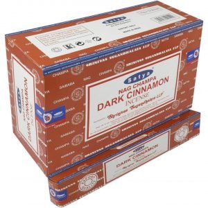 Satya Nag Champa Incense 15G X 12PK - Dark Cinnamon