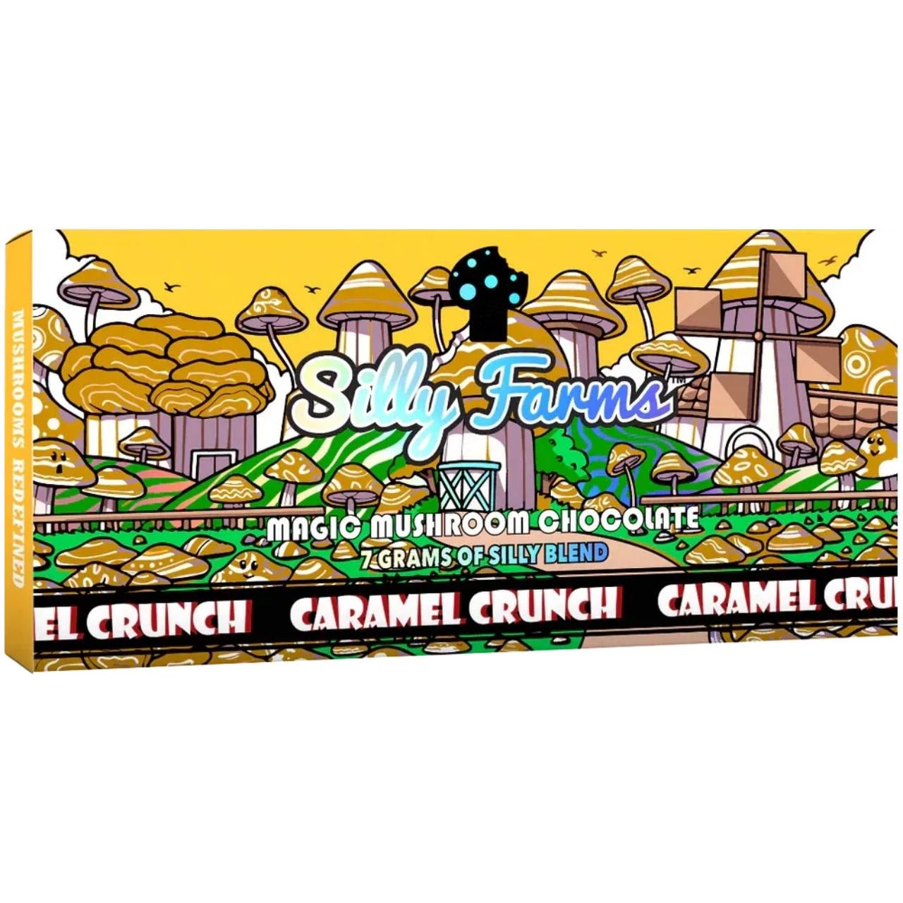 Silly Farms Magic Mushroom Chocolate Bar – Caramel Crunch