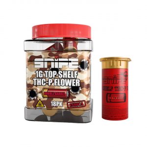 Snipe THCP Flower 1G – Double Barrel Indica | 18PK Bulk Case