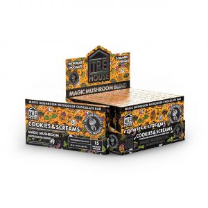 TRĒ House Magic Mushroom Blend Chocolate Bar 50G – Cookies & Screams