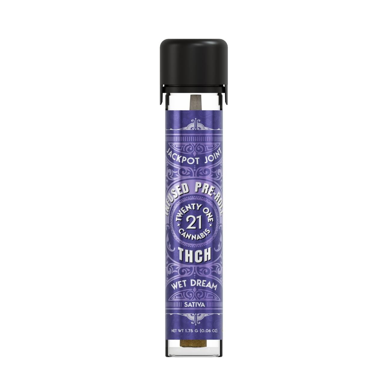 Twenty One Jackpot Joints THCH Infused Prerolls 1.75G – Wet Dream Sativa