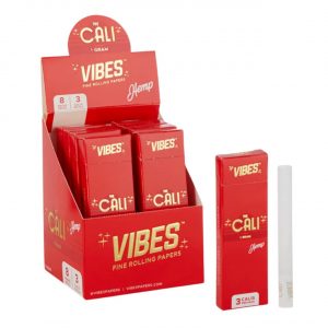 Vibes Cali 1 Gram Cones – 8PK – Hemp