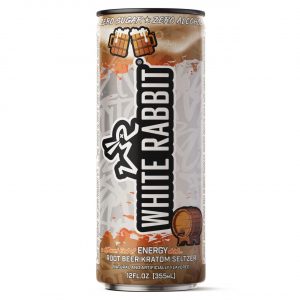 White Rabbit Energy Kratom Seltzer – Root Beer