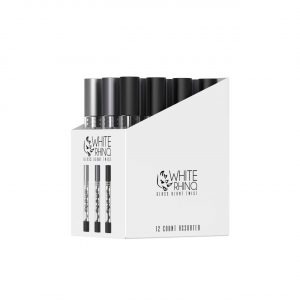 White Rhino Glass Blunt Twist - Assorted Colors 12CT Display