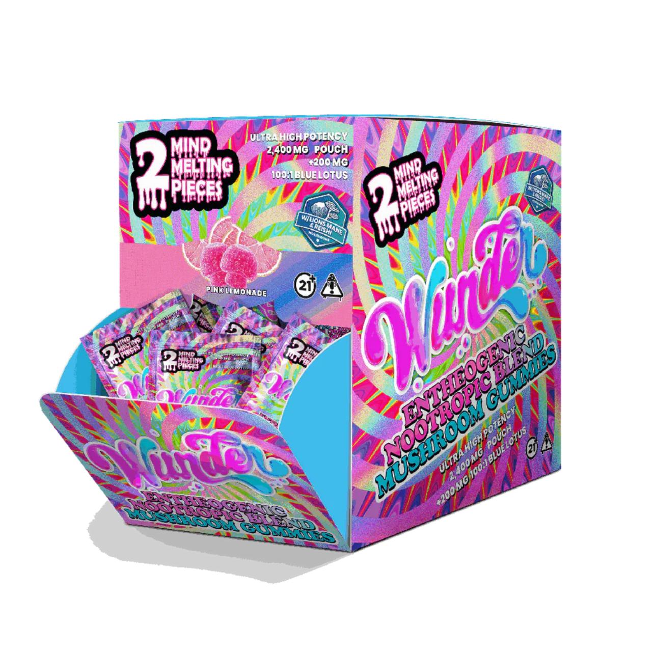 Wunder Ultra High Potency Entheogenic Mushroom Gummies 30CT – Pink Lemonade