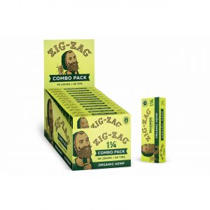 Zig Zag 1-1/4 Organic Hemp Papers Carton – 1PK-50CT Booklet