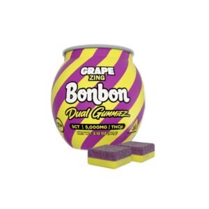 Bonbon THCP Dual Gummies 5000MG -5CT - Grape Zing
