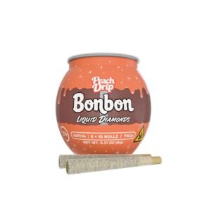 Bonbon THCP Liquid Diamonds Prerolls 1G-6CT - Peach Drip/Sativa