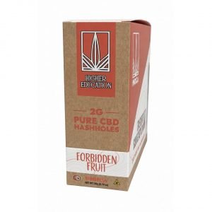 Higher Education Pure CBD Hashhole Prerolls 2G - 1CT - Forbidden Fruit - Indica