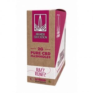 Higher Education Pure CBD Hashhole Prerolls 2G - 1CT - Razz Runtz - Hybrid