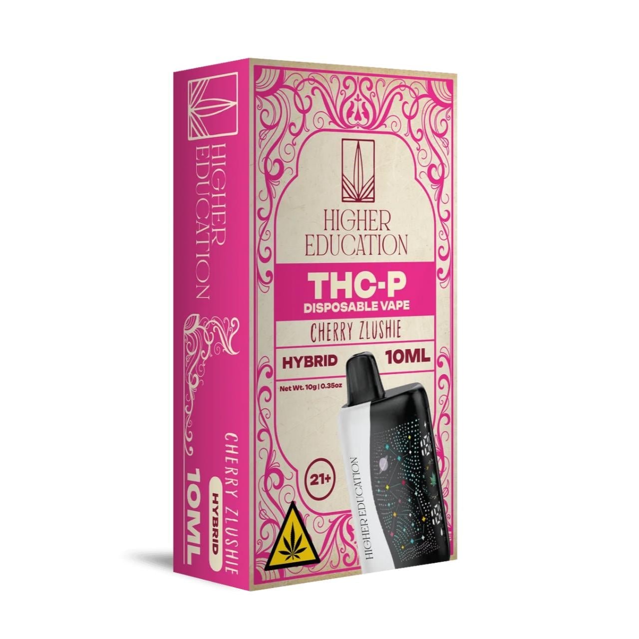 Higher Education THCP Blend Disposable 10G - Cherry Zlushie - Hybrid