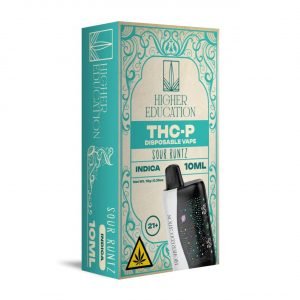 Higher Education THCP Blend Disposable 10G - Sour Runtz - Indica