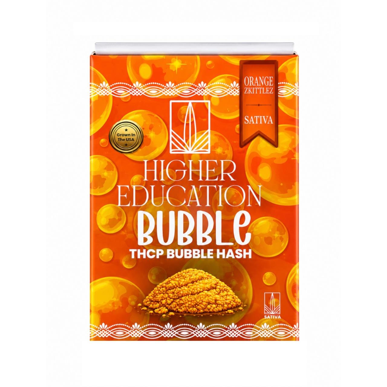 Higher Education THCP Bubble Hash Dabs 2G -1PK - Orange Zkittlez/Sativa