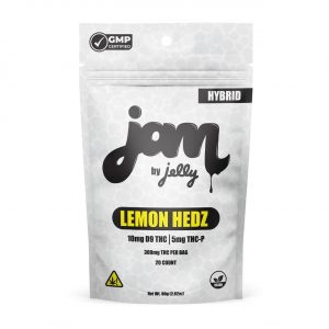 Jelly Jam D9/THCP Gummies 300MG - Lemon Hedz - Hybrid