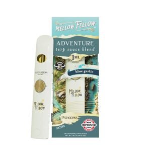 Mellow Fellow Terp Sauce Spinners Blend Disposable 1ML - Blue Garlic/Sativa