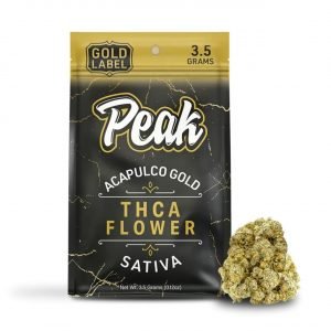 Peak Gold Label THCA Flower 3.5G - Acapulco Gold - Sativa