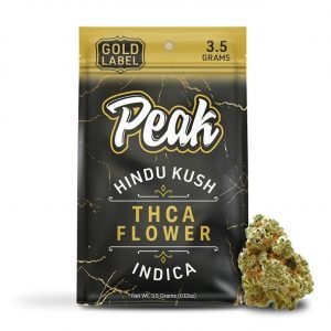 Peak Gold Label THCA Flower 3.5G - Hindu Kush - Indica