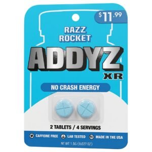 ADDYZ XR No Crash Energy Tablets 2CT - Razz Rocket